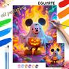 Disney Mickey Ghost Pumpkin Candy Painting Art Kit Handmade Painting DIY Home Decoration