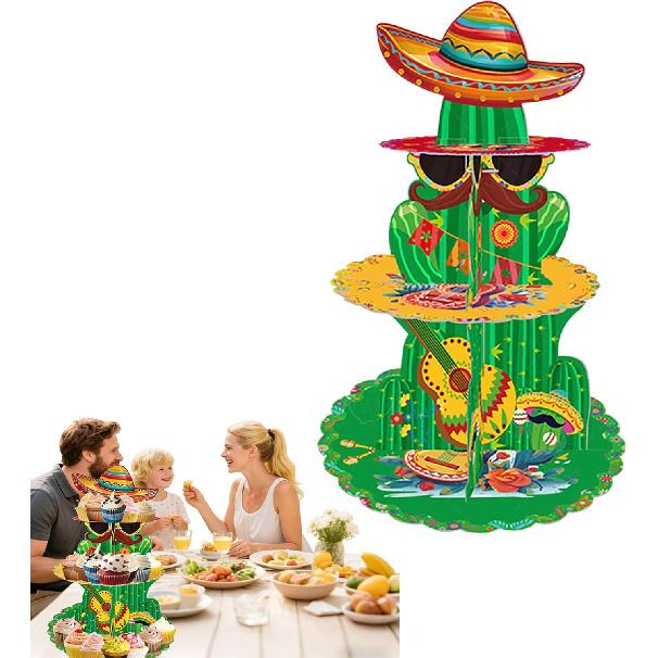 3 Tier Butterfly Cupcake Stand,Suitable for Butterfly Themes – Easy to Assemble& Reble(1Butterfly)