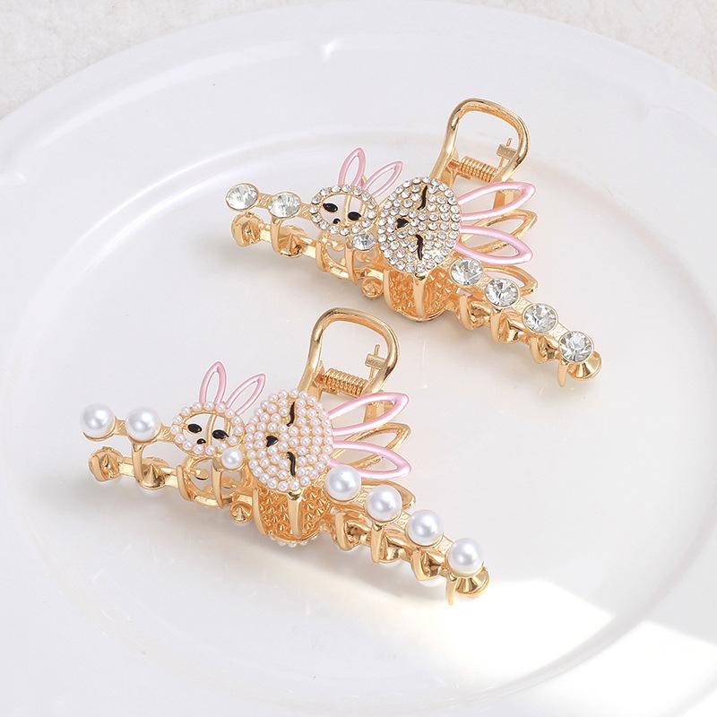 Fashion Disc Hairpin Shark Clip Large Hair Volume Multi-French Grab Clip Women'S Premium Sense Back Head Hair Accessories Head Accessories