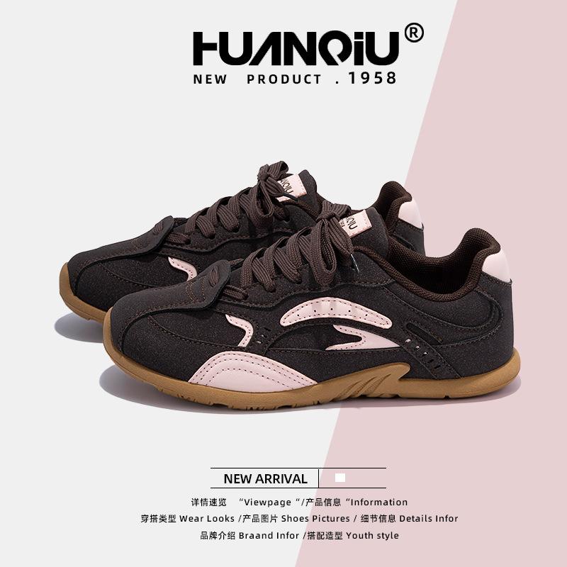 Global retro sports shoes women's 2025 popular spring versatile casual niche German training shoes ZHQ-XA239