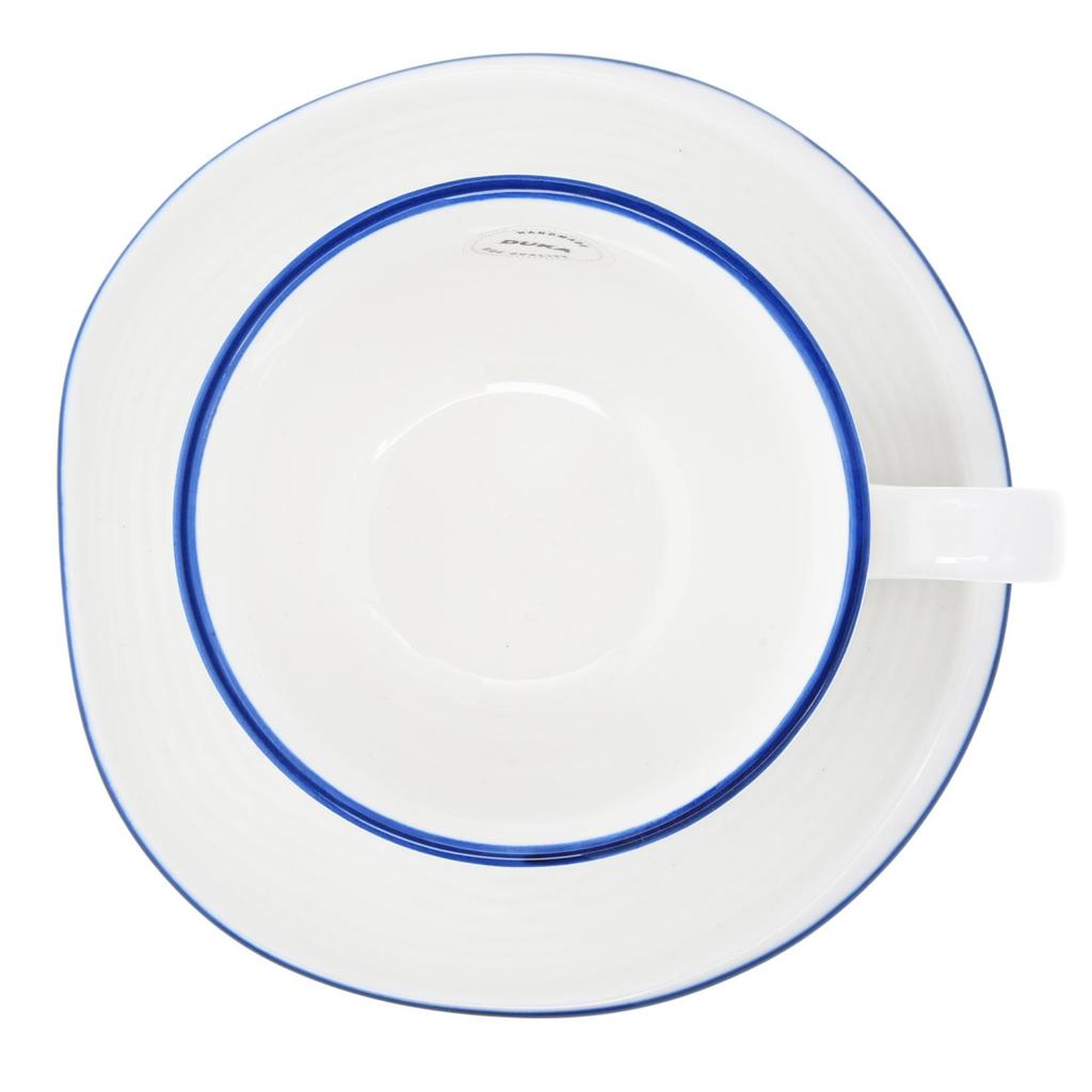 Porcelain Cup with Saucer , and , KROG DUKA