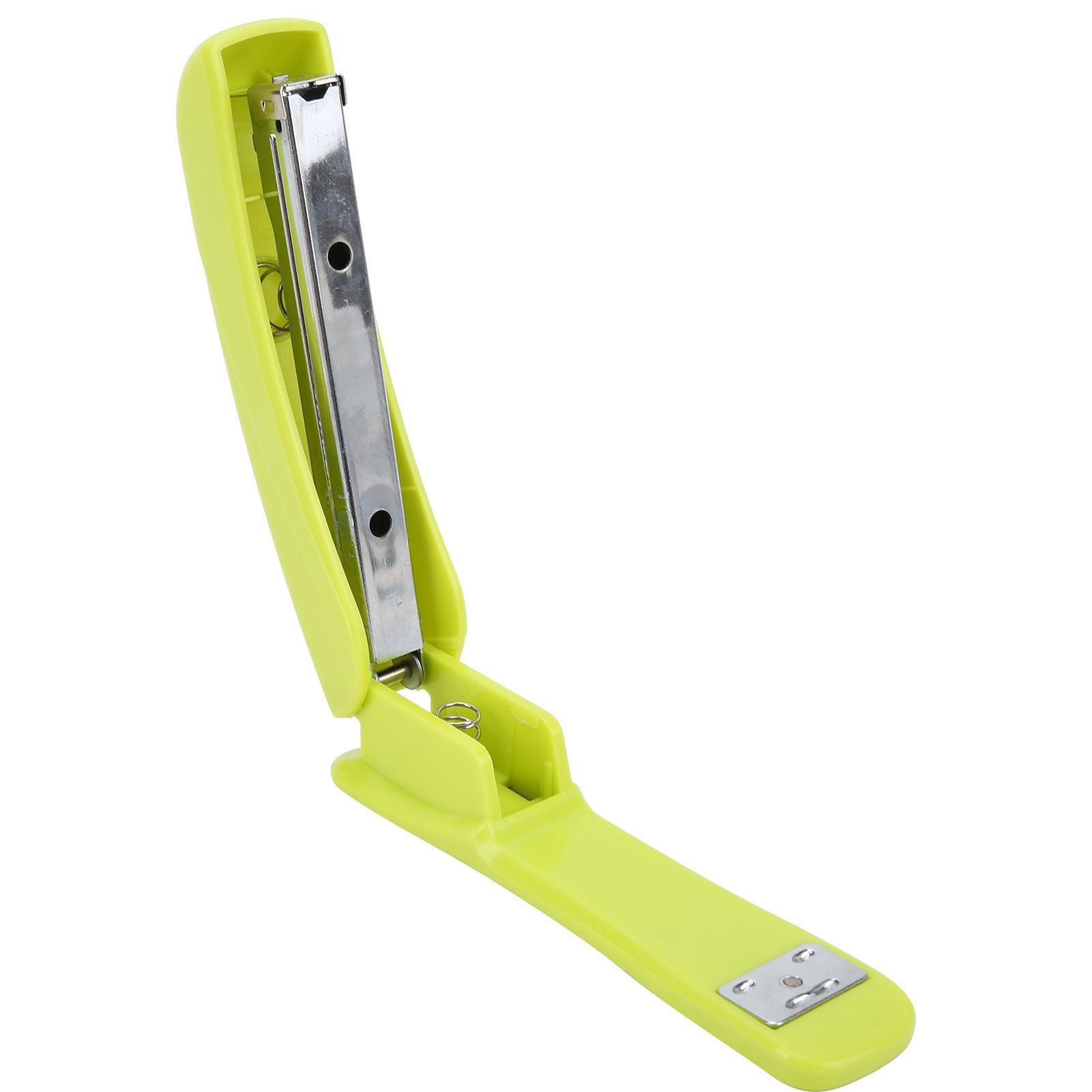 

Stapler Long Adjustable Olive Drab Stapling Machine with Staple Remover for Office Supplies Gift