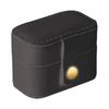 Elegant PU Leather Case Jewelry Organizer Secure Rings and Earrings Storage Container with Soft Velvets Interior