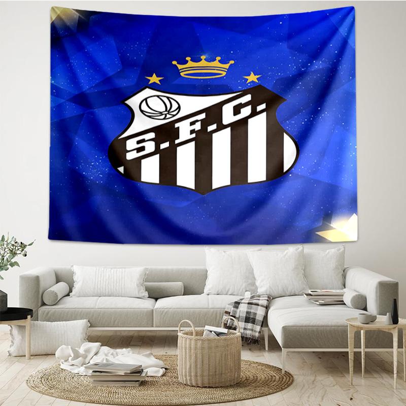 1PC Fc Crest Design Printed Tapestry Room Decoration Wall Hanging for Living Room Bedroom, dormitory, Birthday and Christmas gifts