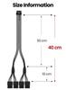 Fasgear Verlängerung Stecker auf 4x8 Buchse gesleevt 40cm 12V HPWR Kabel Kompatibel mit GPU GeForce RTX und 5090 PCI-e 5.0 Kabel, 16-Pin (12 + 4) PCI-E 5.0