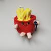 Creative French Fries Plush Toy Keychain with Detachable Claw - Cute Couple Bag Charm