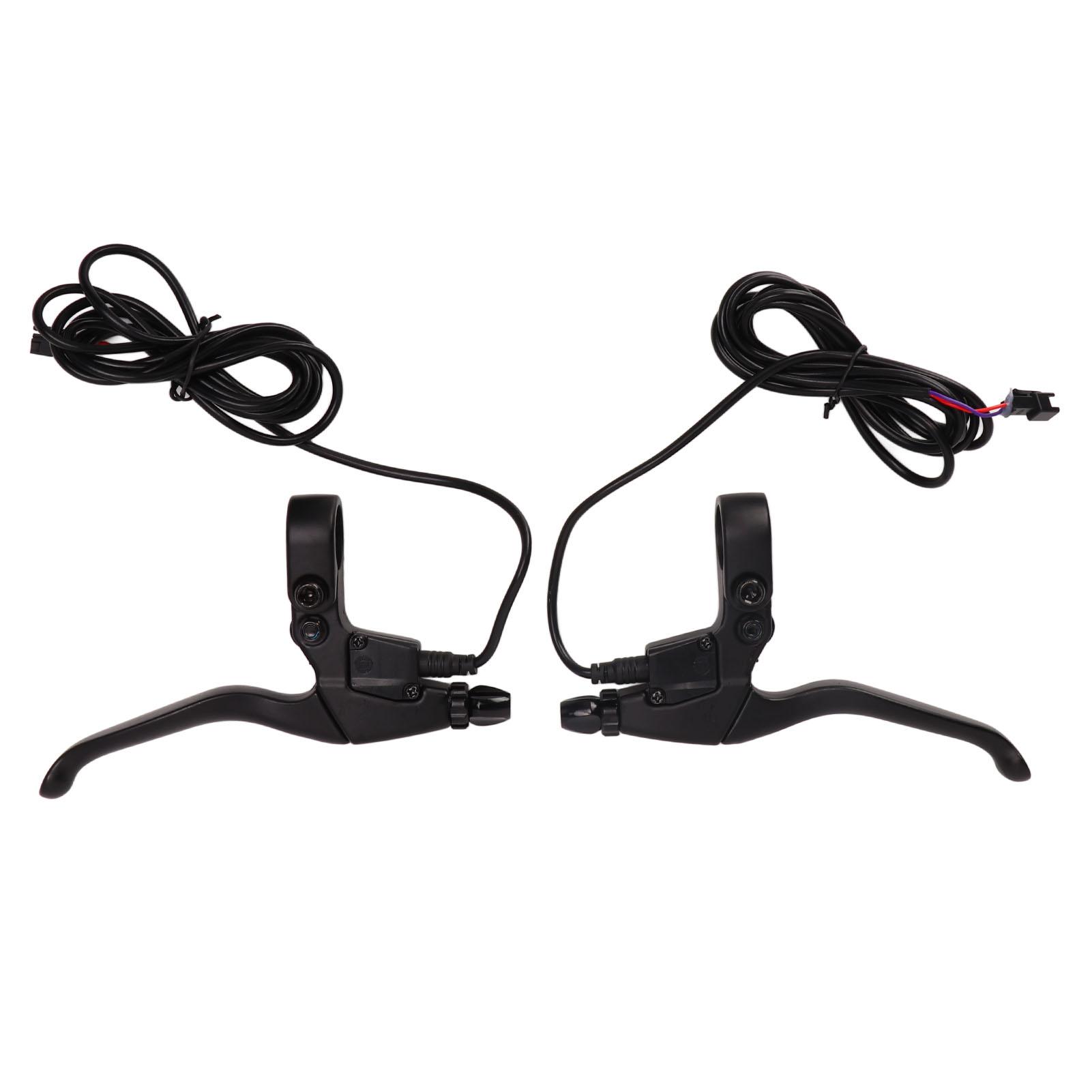 Electric Bike Brake Lever Aluminum Waterproof Brake Handle Electric Brake Levers Replacement Parts чёрный