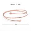 European and American exaggerated punk arm bracelet, hollow multi-layer glossy arm ring, snake-shaped metal bracelet open bracelet