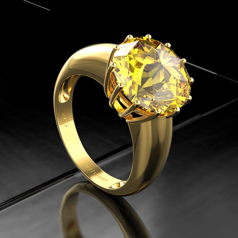 Tancise Classic 925 Sterling Silver  Zircon Ring Ladies Jewelry Wedding Promise Party Gift