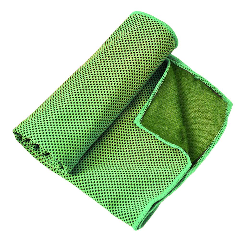 Cooling Towel Foldable Portable Absorb Sweat Microfiber Chilly Ice Towel for Sports Travel Yoga