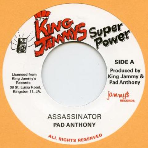 

7inch Record PAD ANTHONY - Assassinator NONE Jammys 2017 UK Reggae, Ska & Dub Used