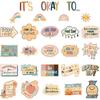 Yewfold Boho Mental Health Bulletin Board Decorations Set, It's Okay To Therapy Office Decor, Affirmation Station Classroom Decor for Teachers School