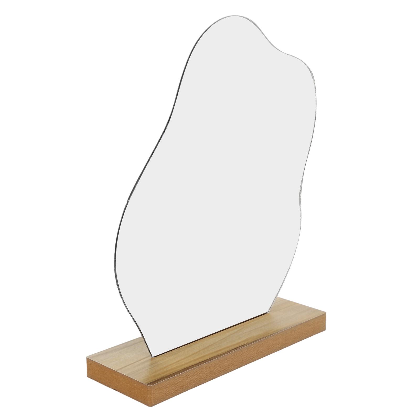 

Акриловое настольное зеркало для макияжа Эстетичное Неправильной формы Портативное Легкое Настольное зеркало для макияжа с