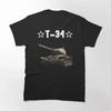 WWII Soviet Red Army Panzer T34 Medium Tank TShirt 100 Cotton ONeck Summer Short Sleeve Casual Mens Tshirt Size S3XL