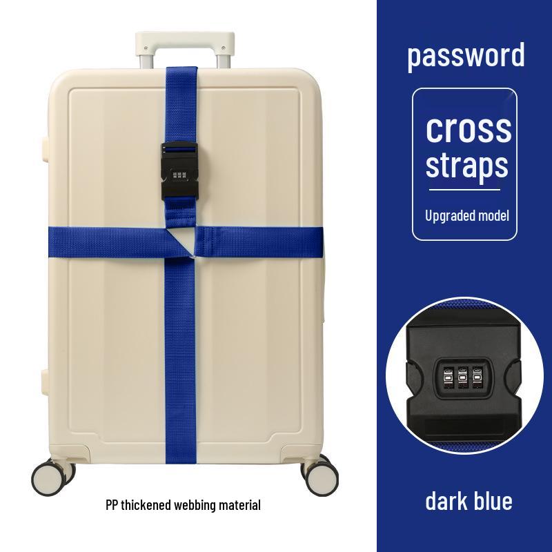 Luggage Strap with Combination Lock - Secure Tie-Down for Suitcases