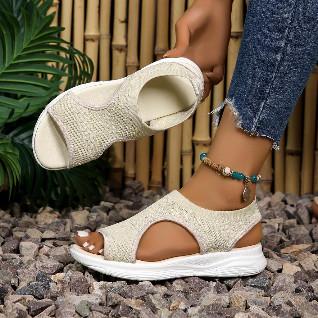 Women Sandals 2024 New Summer Fashion Casual Sexy Beach Sandals Flats Casual Shoes for Women Open Toe Designer Sandals Plus Size