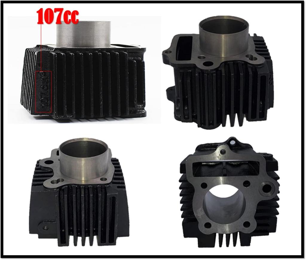 World Imp Motor Honda 110cc Piston & Cylinder Set for Honda Monkey, DAX, Gorilla 90, CD90, Super Cub 100, Cub C100EX (Aftermarket Parts)