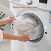 1PC Versatile Mesh Laundry Bag with Drawstring Closure, Durable Polyester Breathable Washing Bag, Reusable Travel Storage Pouch