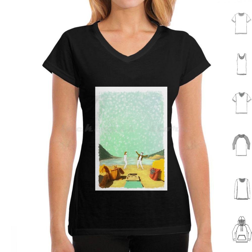 Moonrise Kingdom Painting Poster T Shirt Cotton Men Women DIY Print Moonrise Moonrise Kingdom Wes Anderson Egloop Gloop Frame