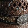 New Embroidery Accessories Straw Cowboy Hat For Women And Men – Western Sun Hat For Country Concert Rodeo And Cowgirl Outfit