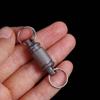 Multifunctional Titanium Zinc Zinc Alloy Keychain Detachable Rotate Buckle Car Keychain  Outdoor Activity
