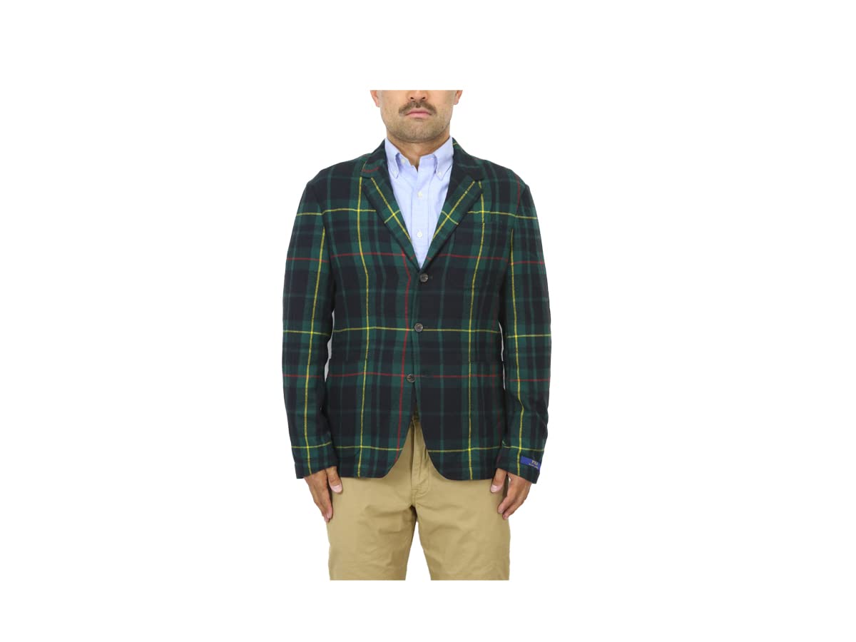 

POLO RALPH LAUREN Хлопковая фланель Размер Мульти Мужской пиджак/блейзер, M, 0101984, [Б/у]