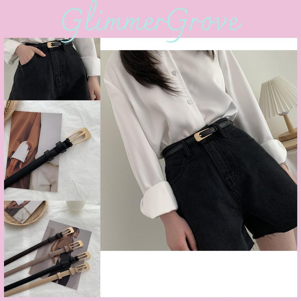 Elegant New Women's Faux Leather Belt Versatile Accessory For Dresses And Jeans