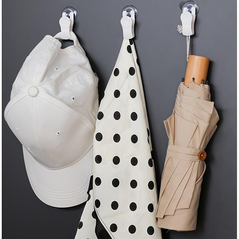 Multi Functional Suction Cup Clamp Hook. Toothpaste Towel Glove Clip. Rotating Suction Cup for Multi Angle Use. Car Accessories