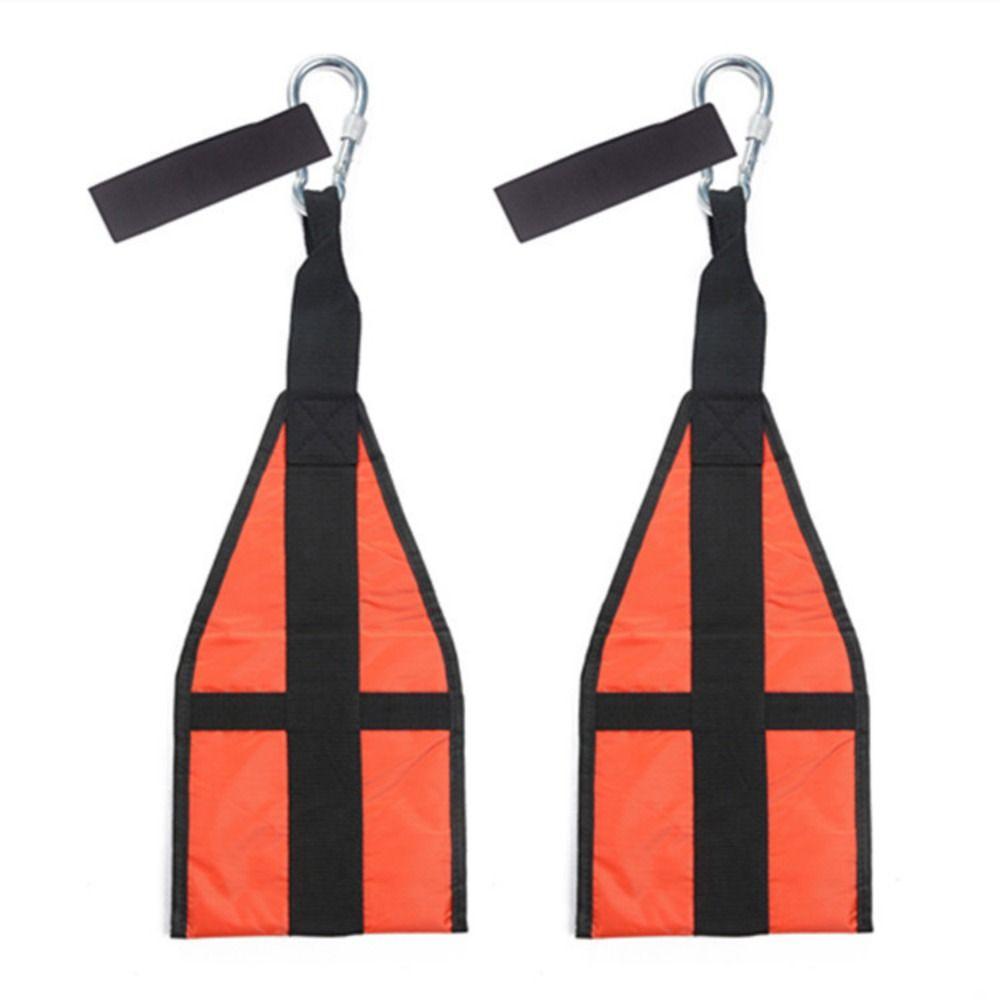 2pcs Nylon Abdominal Muscle Cantilever Rip-Resistant Hanging Belt Suspension  Pull Up Training