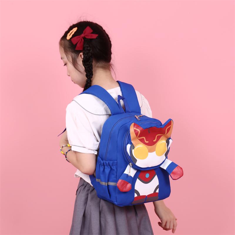Children Durable Backpack Outdoor Large Capacity Backpack for Boys Girls Cartoon Kindergarten School Bag