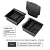 Heenvn For Tesla Model Y Juniper Model 3 Highland Model YL 2026 2025 Car Console Armrest Storage Box ABS Organizer Water Cup Mat