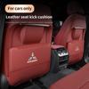 Car Seat Back Protection Anti-Kick Pad Rear Seat Storage Bag For Mitsubishi Outlander Pajero Lancer EX Evolution X Ralliart Asx