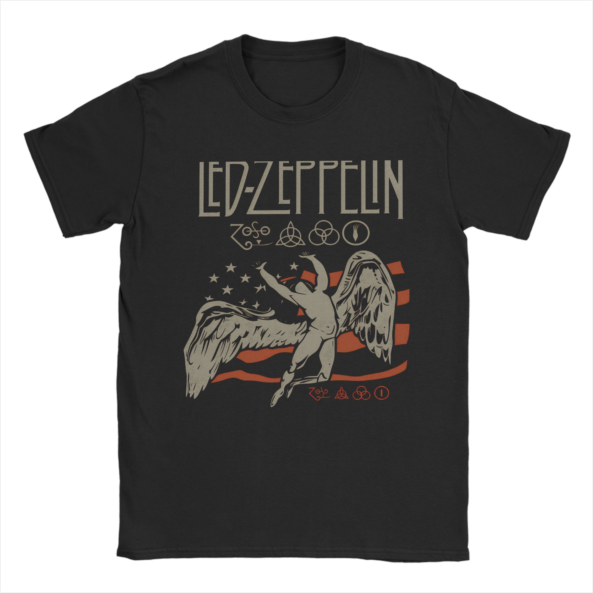 

The Mother Ship Led Zeppelin TShirts Men Unique Pure Cotton Tees Crew Neck Short Sleeve T Shirts Printing Tops 4XL