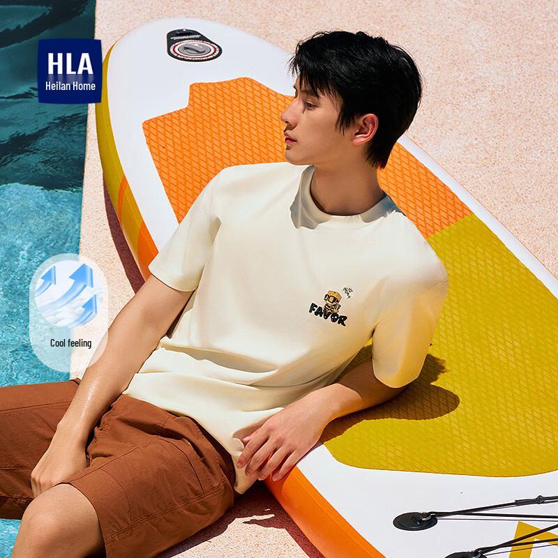 HLA Men s Cool-Feel Short-Sleeve T-Shirt S