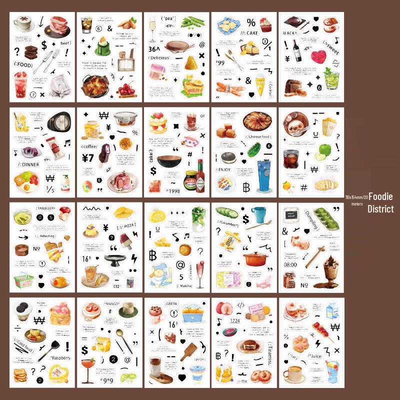 Zao Mo Sticker Book: Shopping Cart Paradise Series - Cute Cartoon Suitcase & Journal DIY Stickers