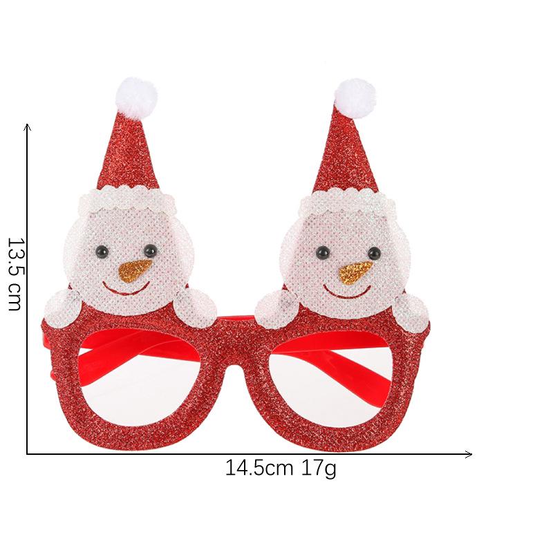 Festive Headband Eyeglass Frames: Christmas, Halloween, Valentine's Day & Party Glasses with Santa Claus Design