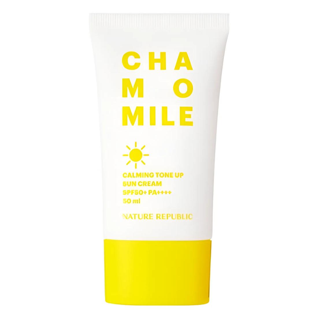 [NATURE REPUBLIC] Chamomile Calming Tone-Up Sunscreen SPF50+ PA++++ 50ml