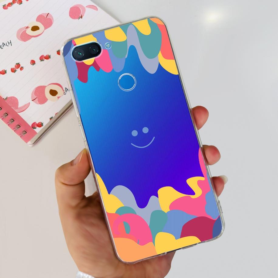 For Xiaomi Mi 8 Lite Case Fashion Soft Silicone Phone Case For Xiaomi Mi 8 SE / Mi 8 Pro Mi8 Lite Clear Tpu Cover Astronaut Capa