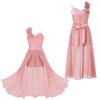 Barn Bryllup Blomster Jente Kjole Jente Ermeløs Blomster Blonder Rhinestone Maxi Romper Aftenkjole Danseklær