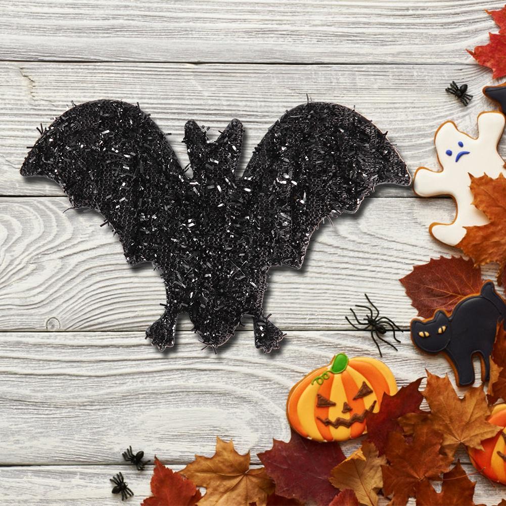 30 Stück 10cm Vlies Fledermaus Dekoration Halloween Ornament Accessoire Schwarze Fledermaus