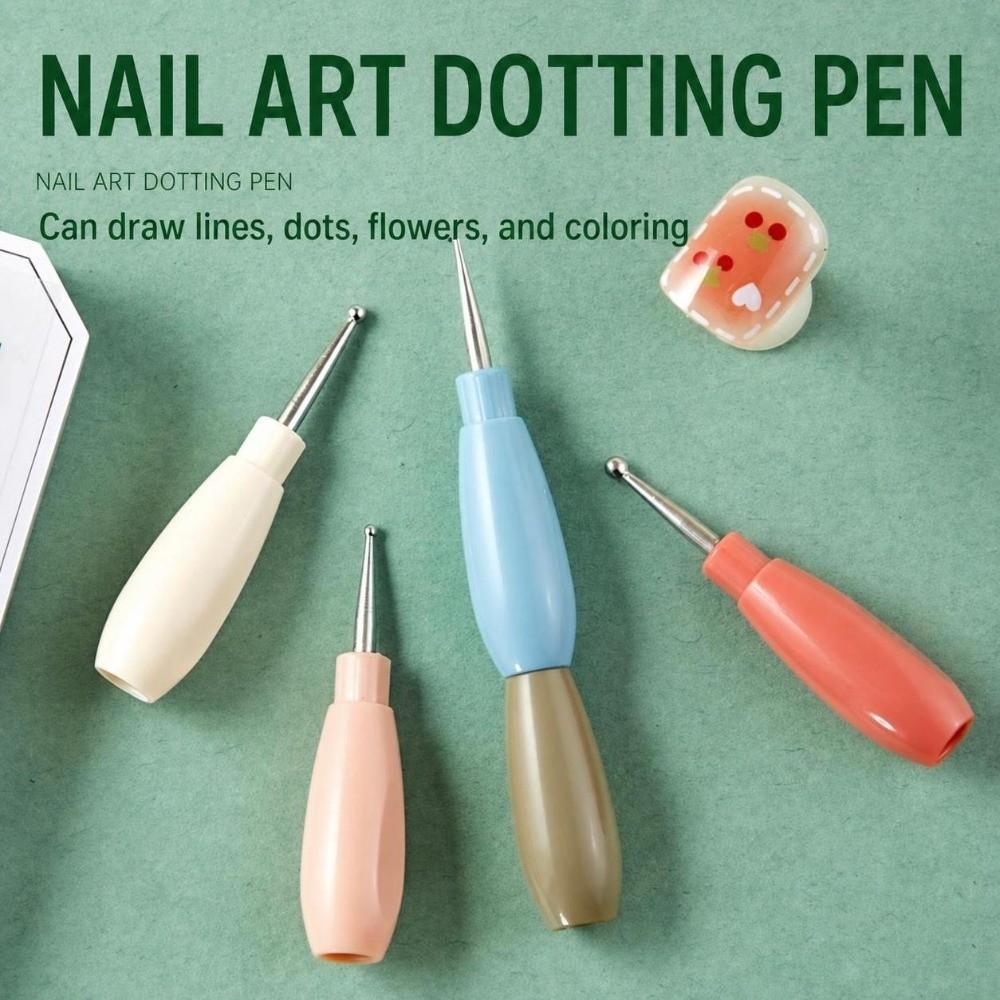 5Pcs Interlockable Nail Dotting Pen Multicolor Handle Rhinestone Picker Tool  Manicure Accessories
