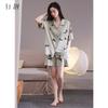 Xuan Liang Sleepwear Women's Summer Thin Modal Cotton Short Sleeved Shorts Casual Ice Silk Cool Large Home Furnishing Set