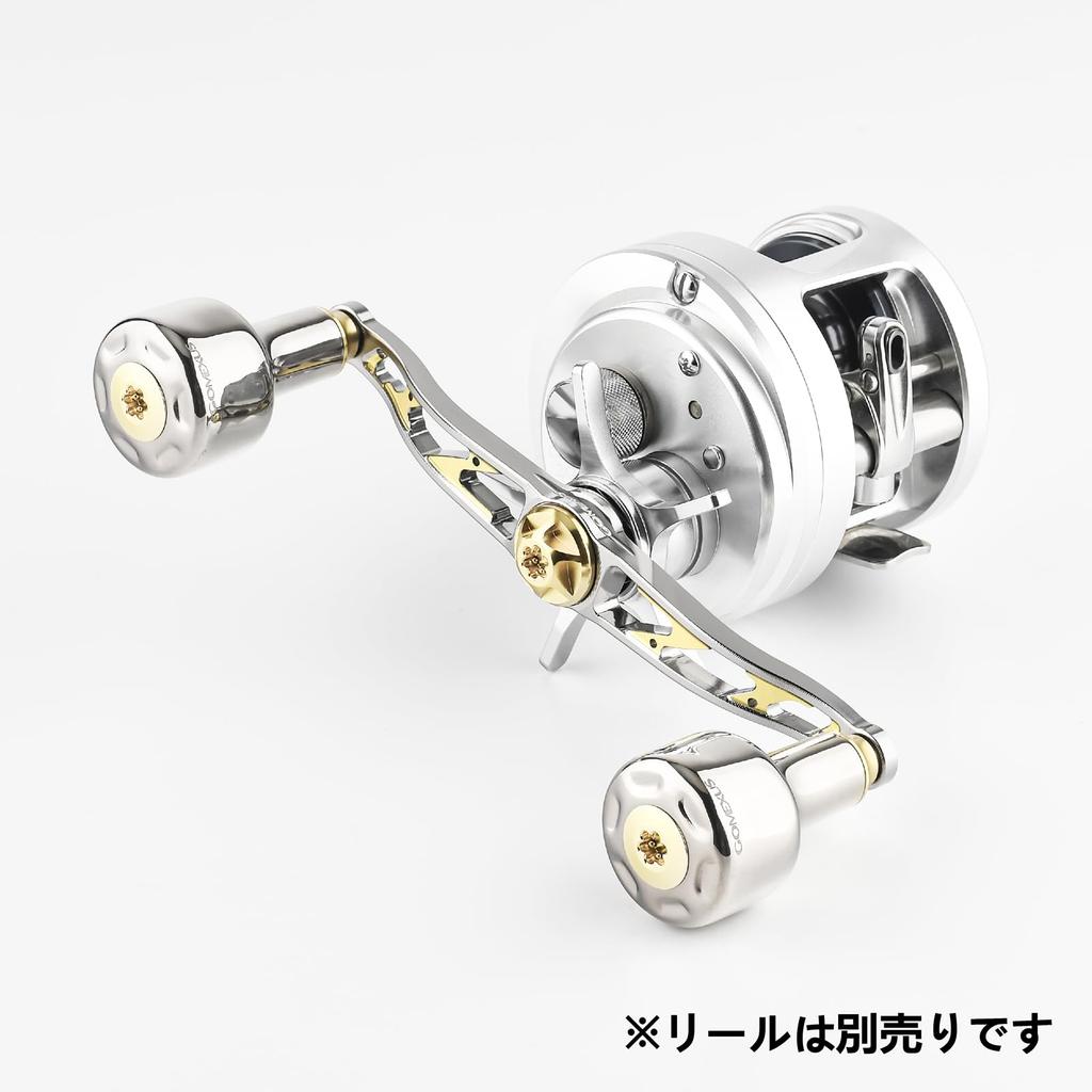 Gomexus T27 Reel Handle Knob Titanium 30mm Daiwa Type S Shimano Type A Handle Replacement Spinning Reel Bait Reel Compatible Sea Fishing Light Game