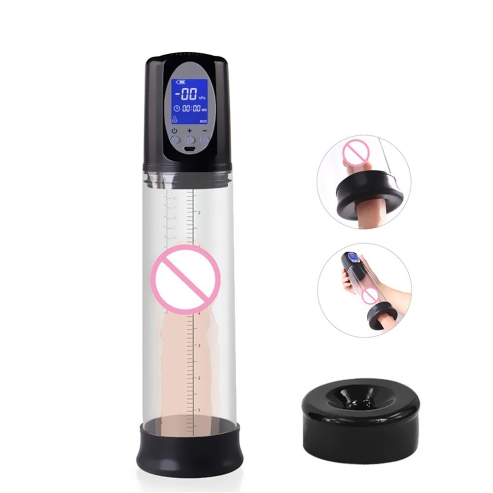 Electric Penis Pump Vacuum Pum Penis Extender Vacuum Pump Penile Enlarger Erection Male Masturbator  Sex Toys for