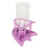 Automatic Reptile Water Feeder Safe Purple Fence Reptile Water Drinker Dispenser with Bottle for   Reptile Supplies