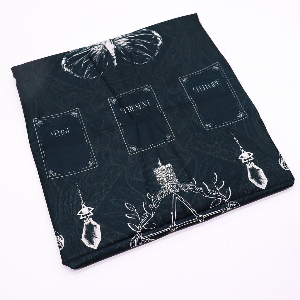 2x Tarot Reading Cloth Pentagram Past Present Future