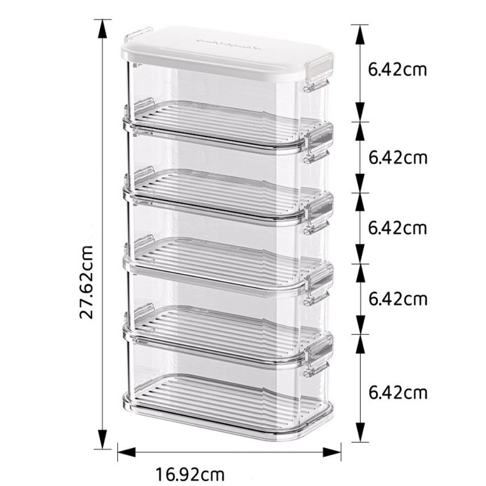 Multi-layer Spice Storage Box Sealed Tank Moisture-proof Packaging Tank Fresh-keeping Box  Travel