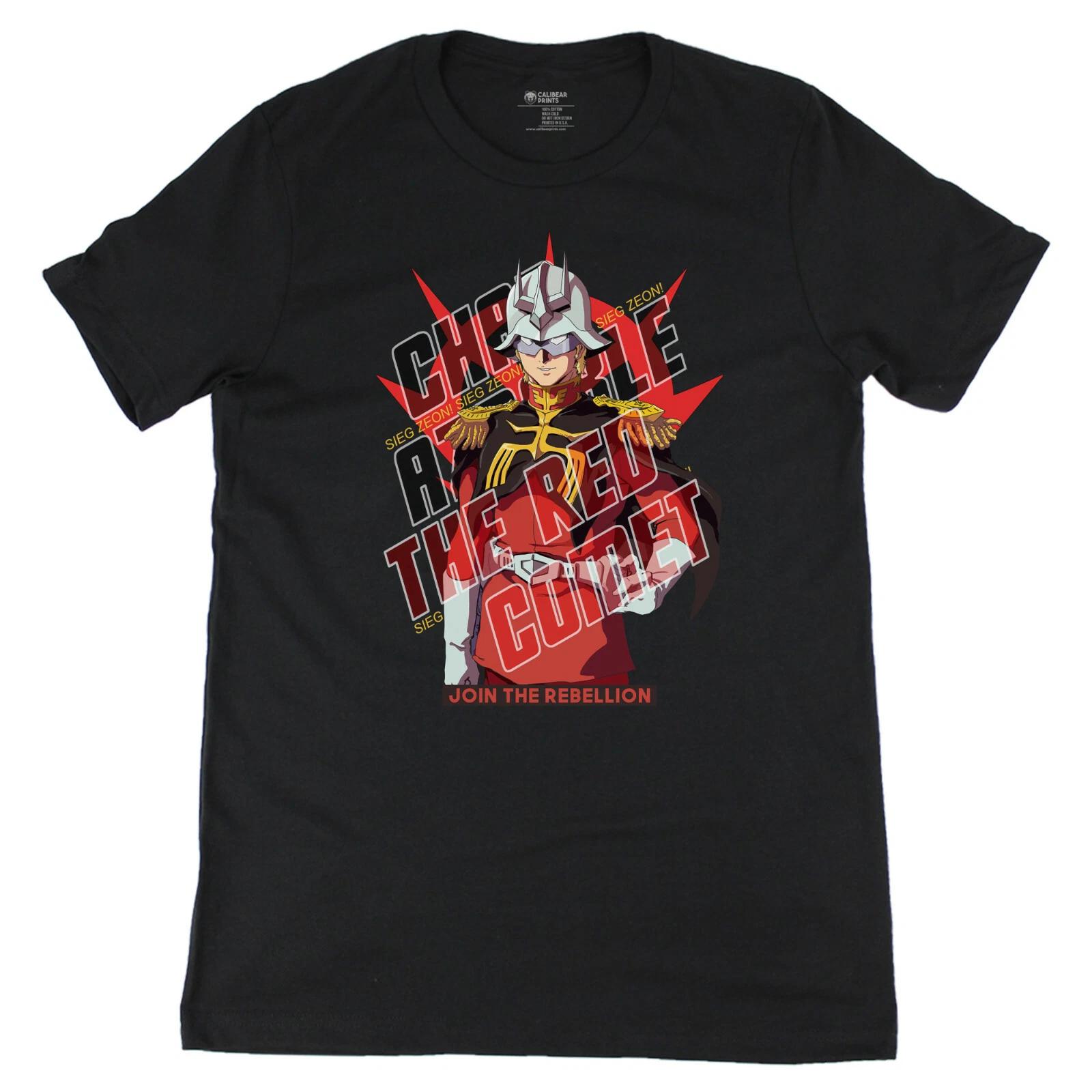 Char Aznable Join the Rebellion! Siege Zeon! Gundam Anime Graphic Novelty Tee XL
