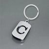 Creative Minimalist Keychain Spanish Key Pendant Metal Stainless Steel Laser Key Ring Stainless Steel Keychain for Backpack Bag Pendant
