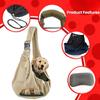 Adjustable Outdoor Dog Backpack Breathable Mesh Bottom Pet Carrier Bag Portable Cat Travel Bag for Small Dogs Daily Walking Hiking Travel